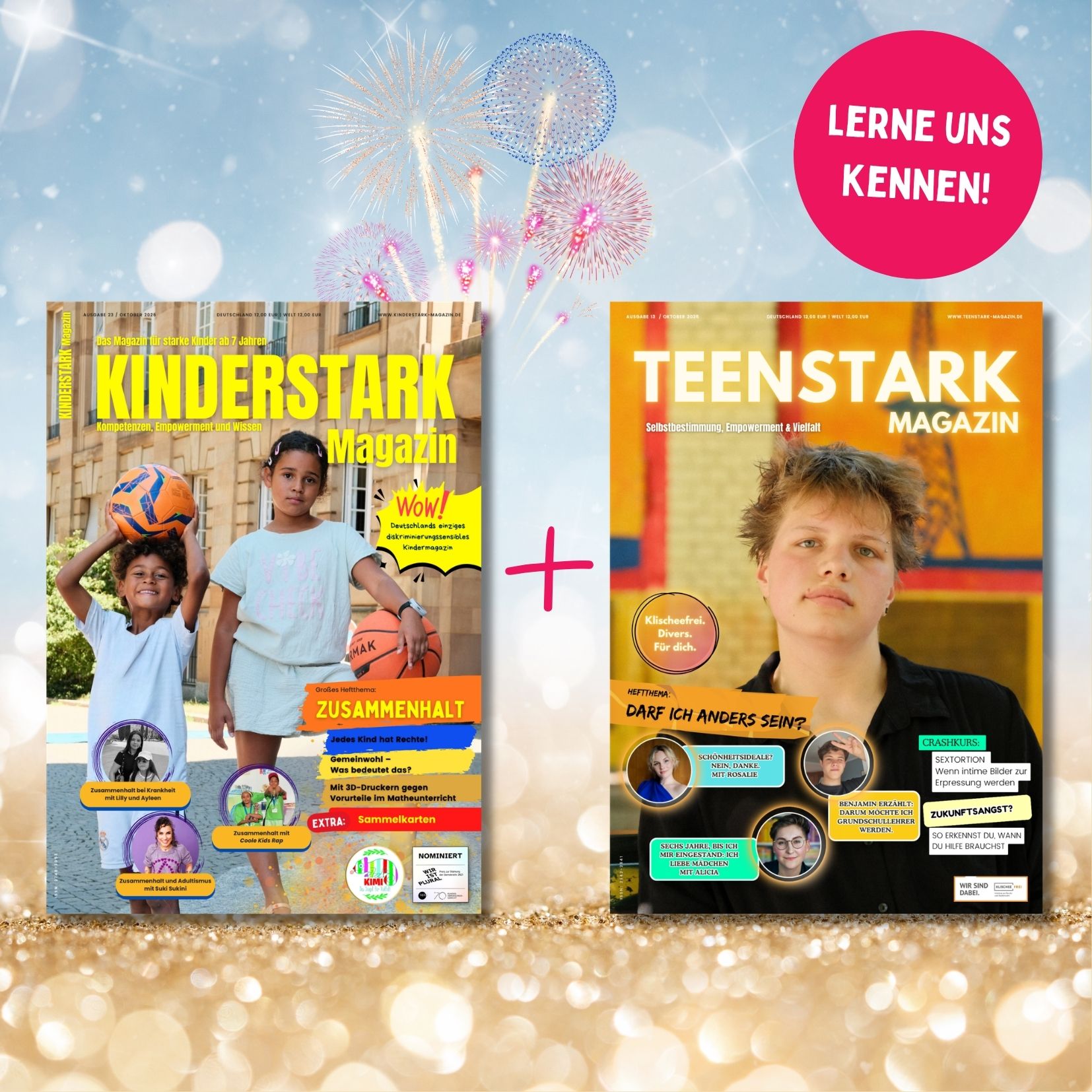 Kennenlernangebot KINDERSTARK + TEENSTARK MAGAZIN (Oktoberausgabe)